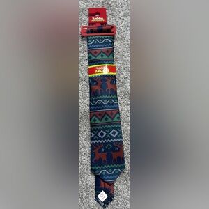NWT Men’s Holiday Arcade Christmas Needlepoint Sweater Tie